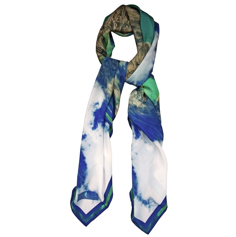Sea Sage Scarf / Aerial