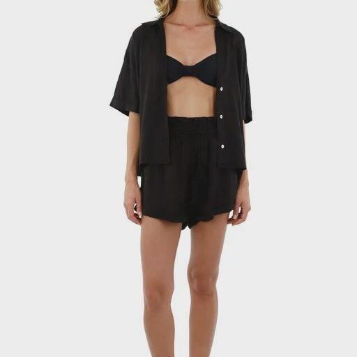 Meridien Shirt, Colour: Black, Size: S