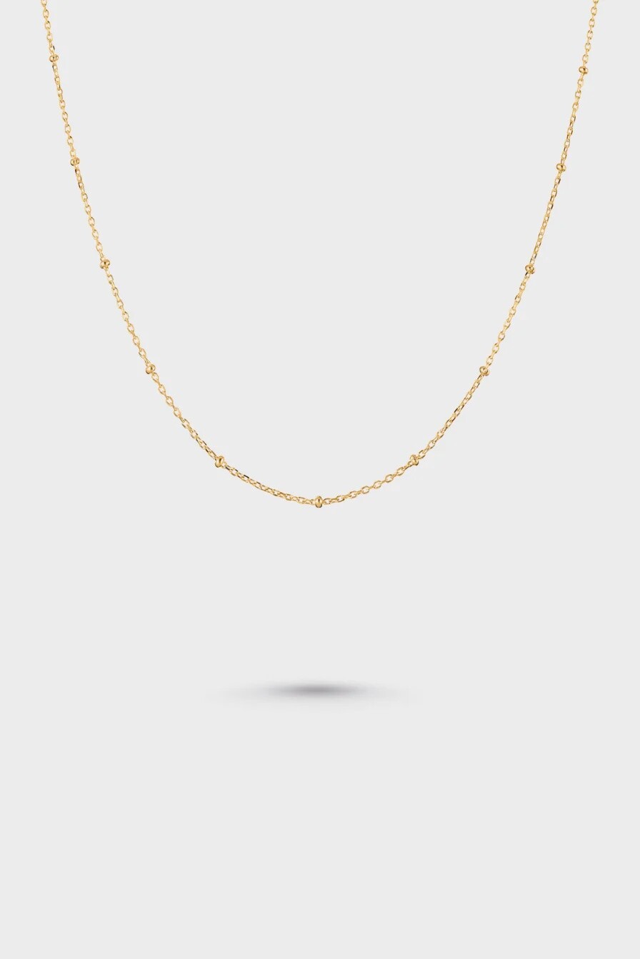 Satellite Necklace, Material: Gold