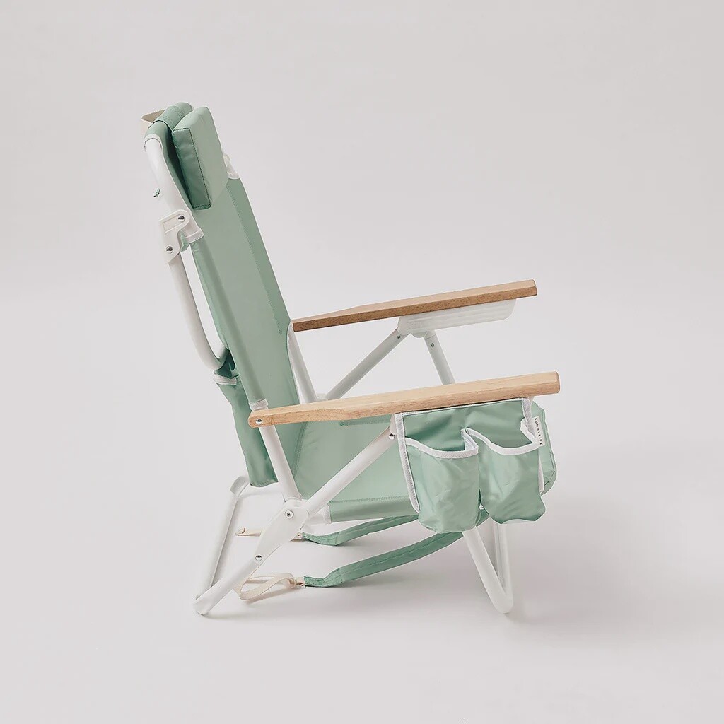 Deluxe Beach Chair, Colour: Sage