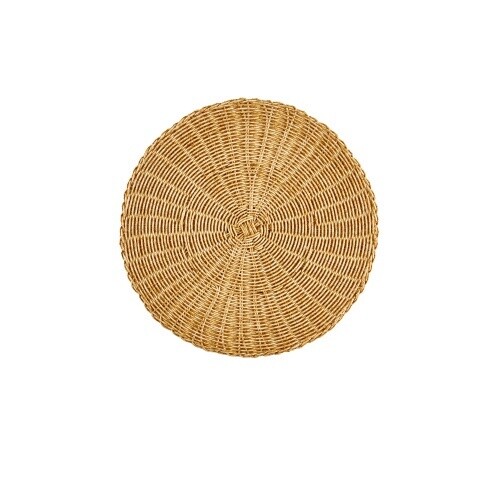 Faux Rattan Patterned Placemat