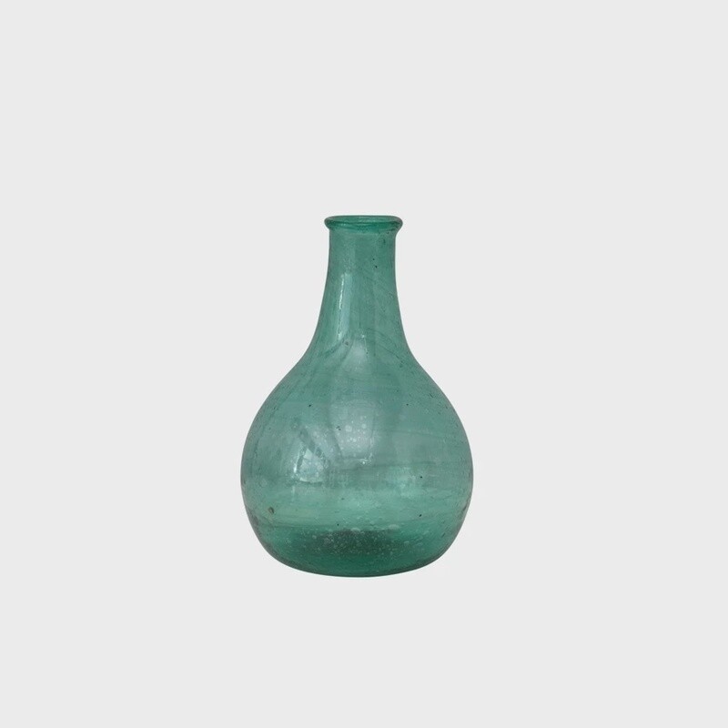 Hand-Blown Glass Vase / Blue Tall