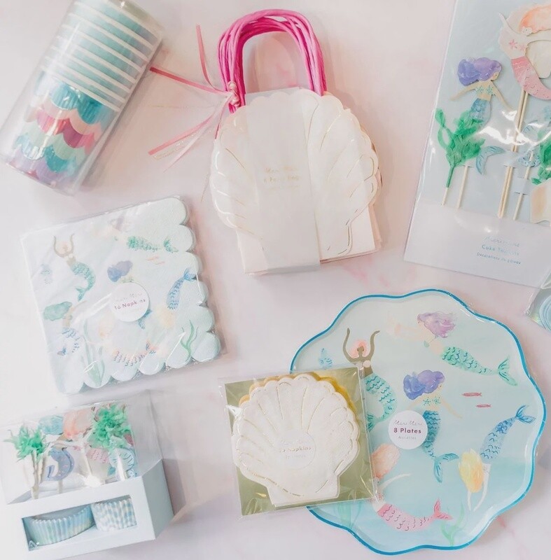 Mermaid Scalloped Fringe Cups