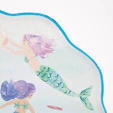 Mermaids Swimming Plates