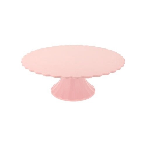 Medium Bamboo Cake Stand / Pink