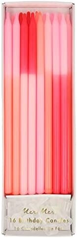 Pink Colour Block Party Candles