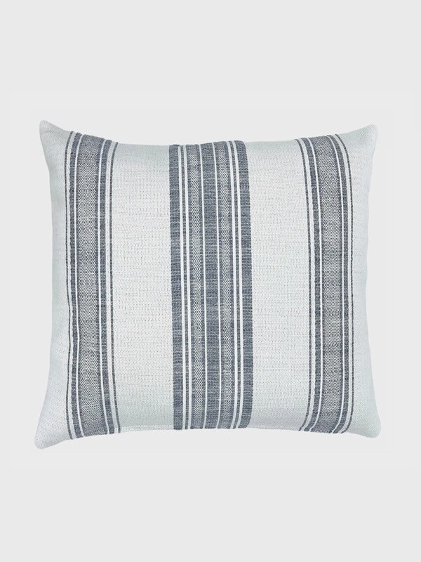 Beach Club White Stripe Indoor/Outdoor Pillow 20 x 20