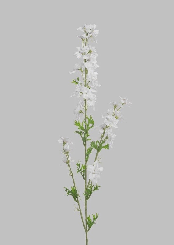 Faux Delphinium in Cream 36.5”