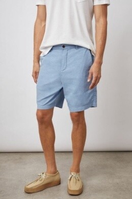 Boden Linen Shorts / Tanner Blue