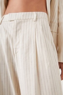 Marnie Pant / Ivory Pinstripe