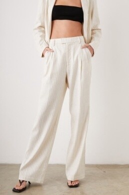 Marnie Pant / Ivory Pinstripe Marnie Pant / Ivory Pinstripe