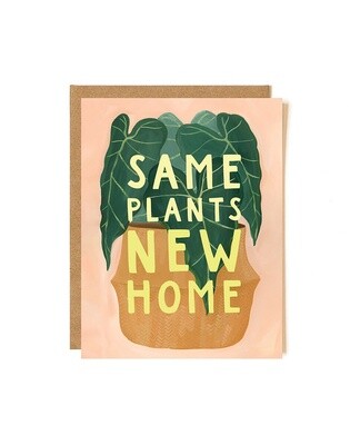 Greeting Card / Same Plants