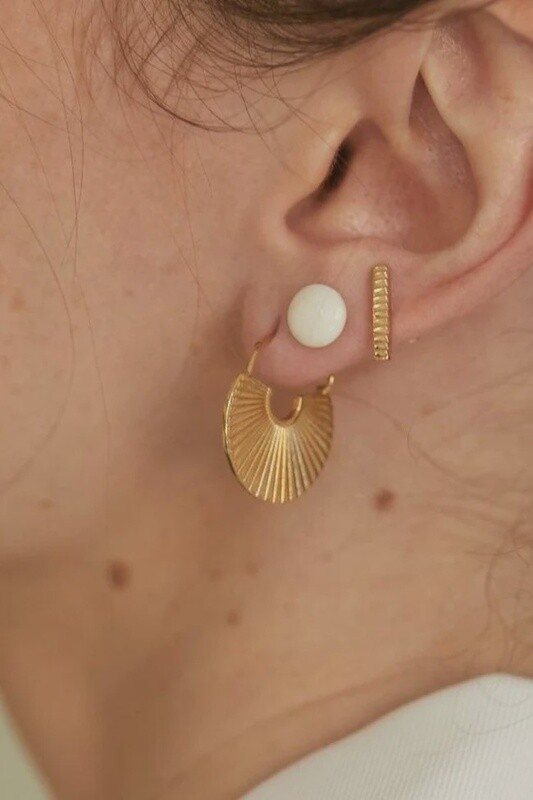 Jua Threader Hoop Earring