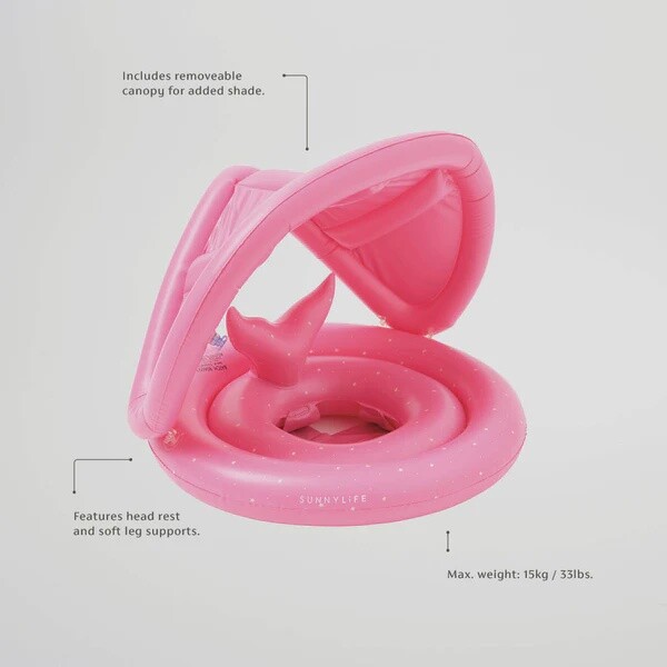 Baby Float Ocean Treasure Rose