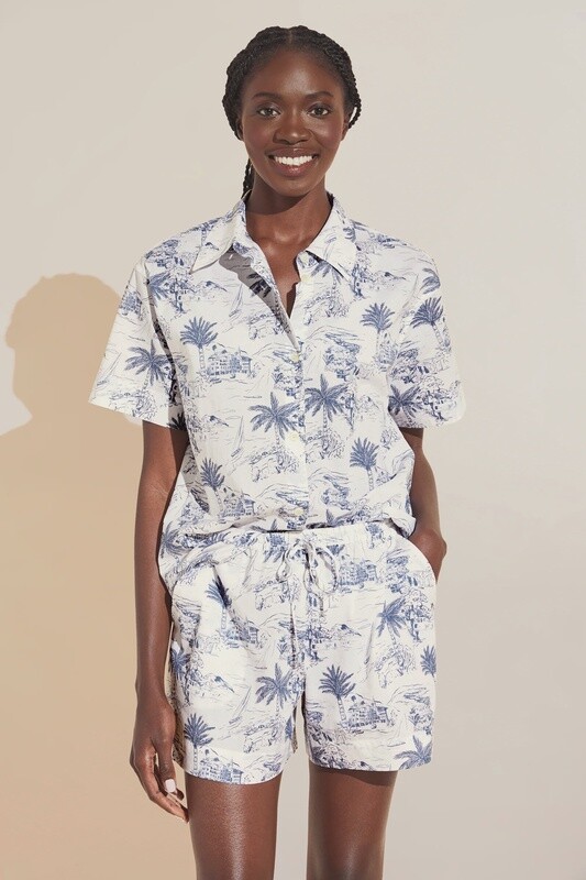 The Short PJ Set / Organic Sandwashed Cotton