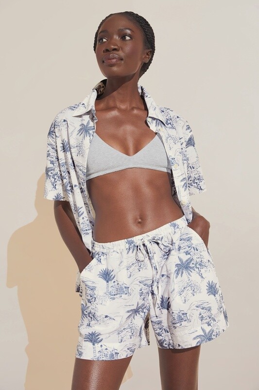 The Short PJ Set / Organic Sandwashed Cotton
