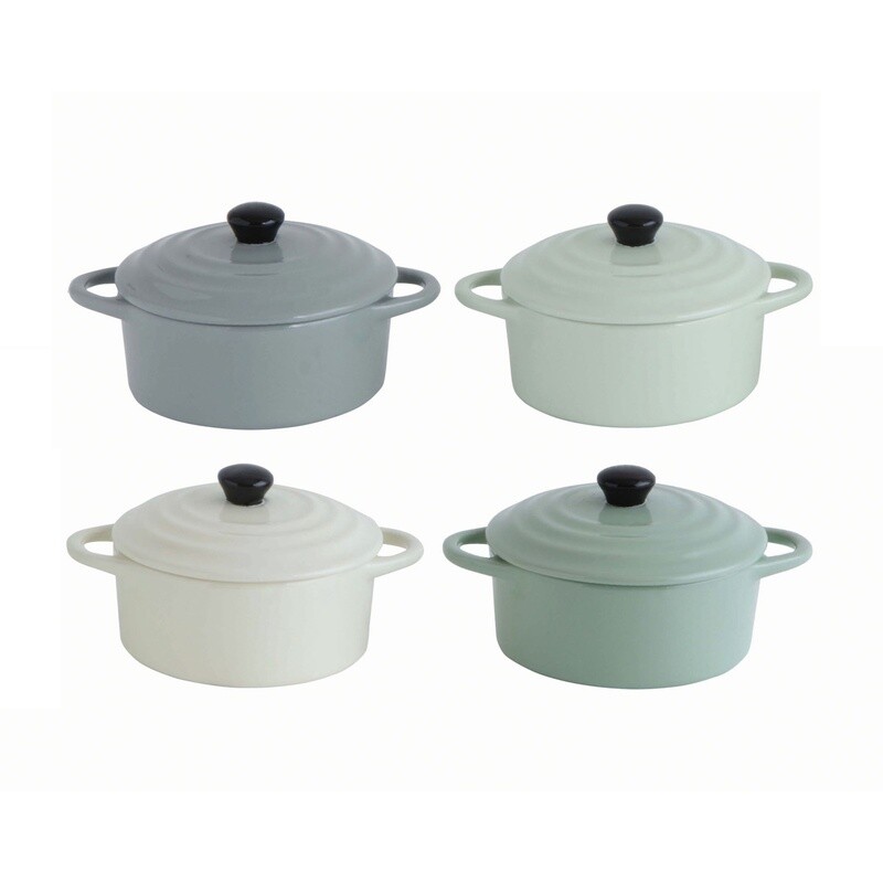 Stoneware Mini Baker w/ Lid