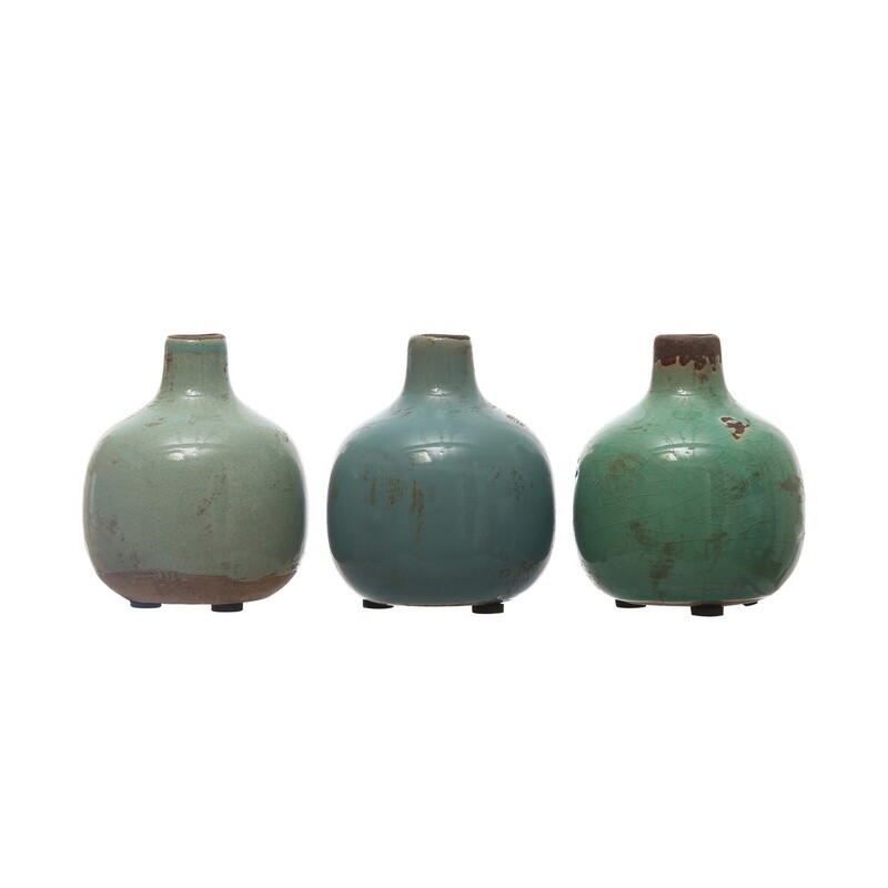 Terracotta Vases / Distressed 3 Colours