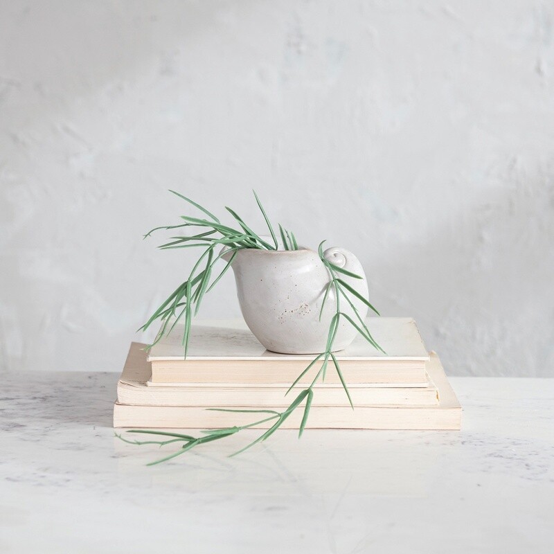 Stoneware Shell Planter Mini