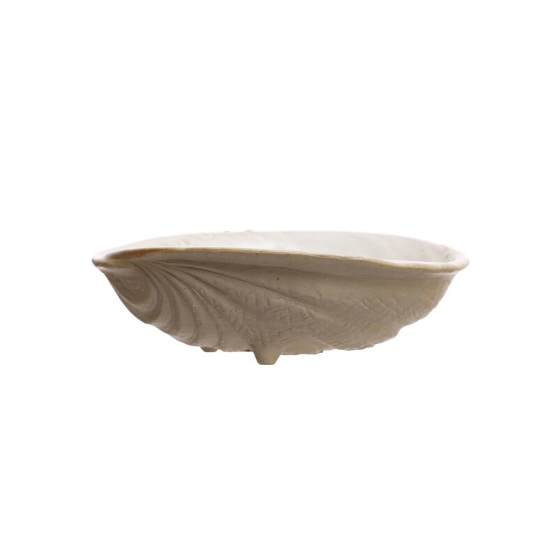 Stoneware Shell Bowl / 6-1/4”