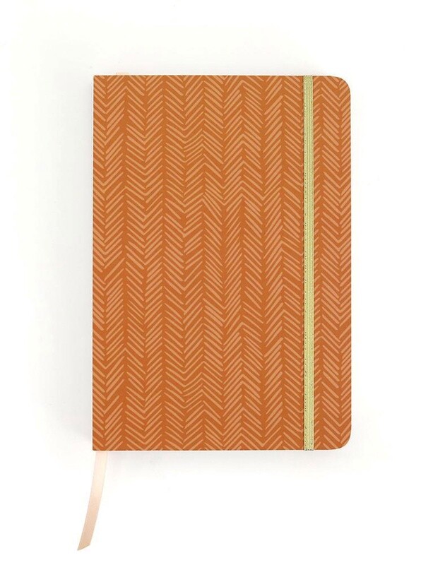Rust Herringbone Sketchbook