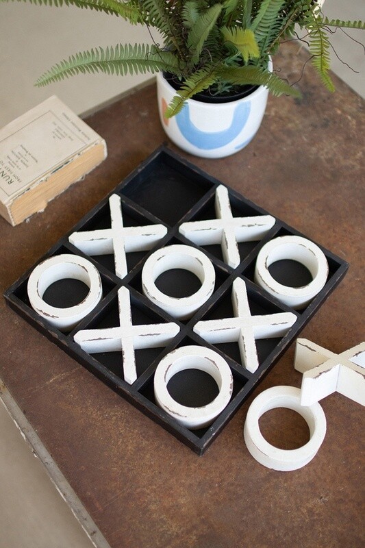 Wooden Tic Tac Toe Game