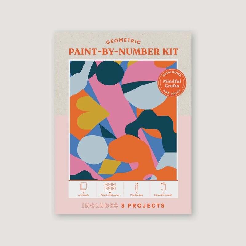 Mindful Crafts: Geometric Paint by Numbers