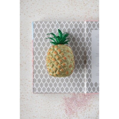 Pineapple Ornament w/ Glitter