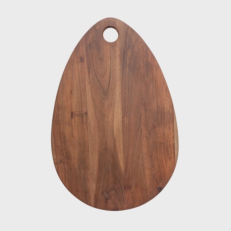 Acacia Wood Cheese & Cutting Board w/ Handle