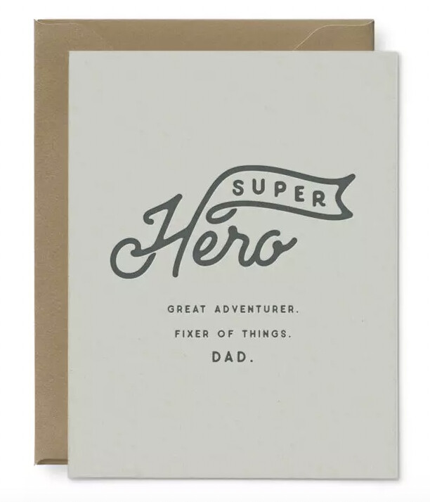 Super Hero Dad Father’s Day Greeting Card
