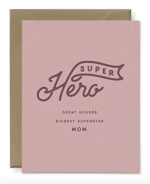 Super Hero Mother’s Day Greeting Card