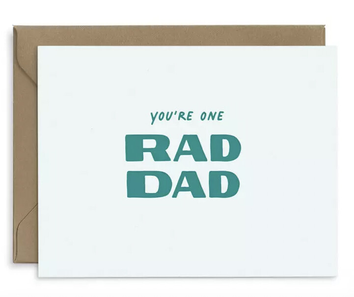 Rad Dad Father’s Day Greeting Card