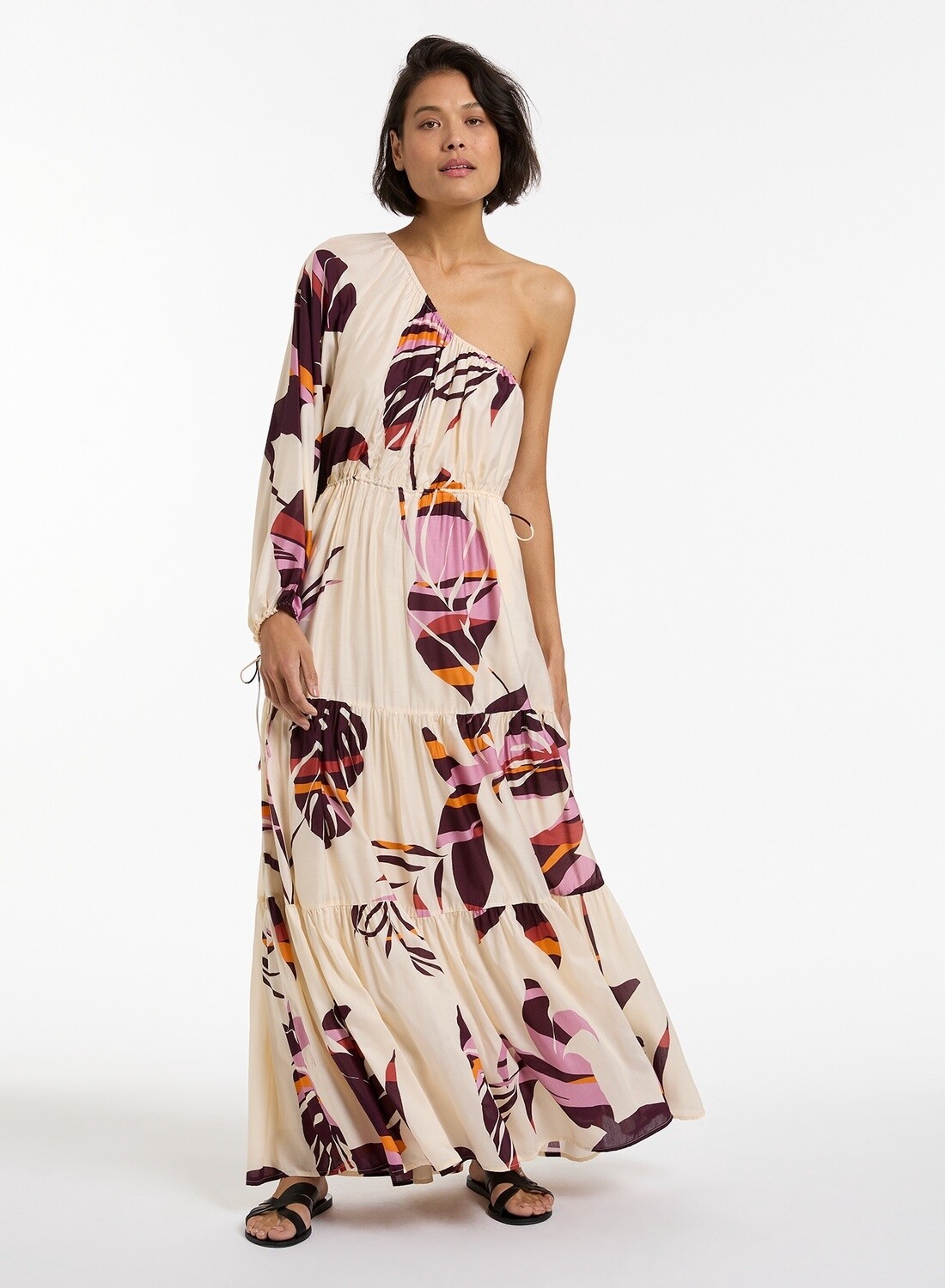 Finelines Tiered One Shoulder Finelines Tiered One Shoulder