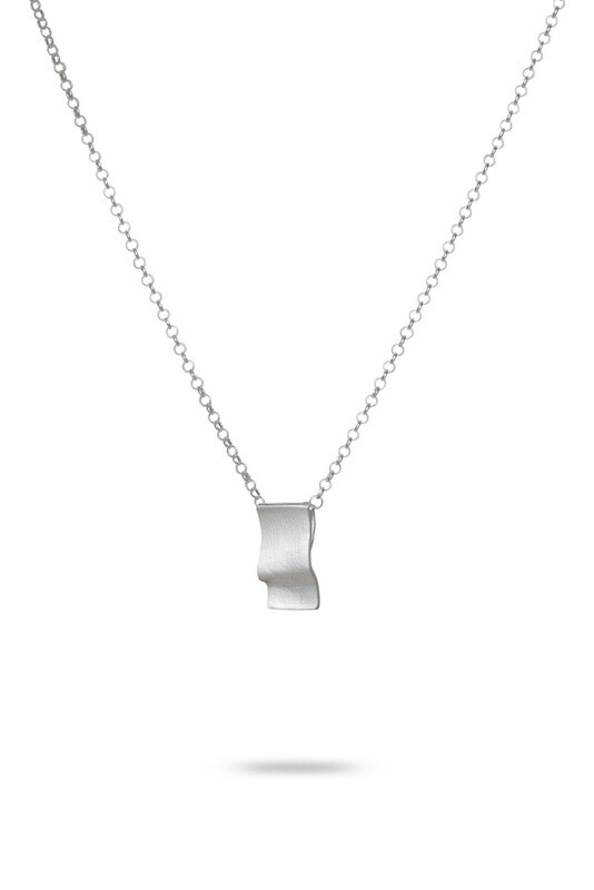Silver Wave Necklace