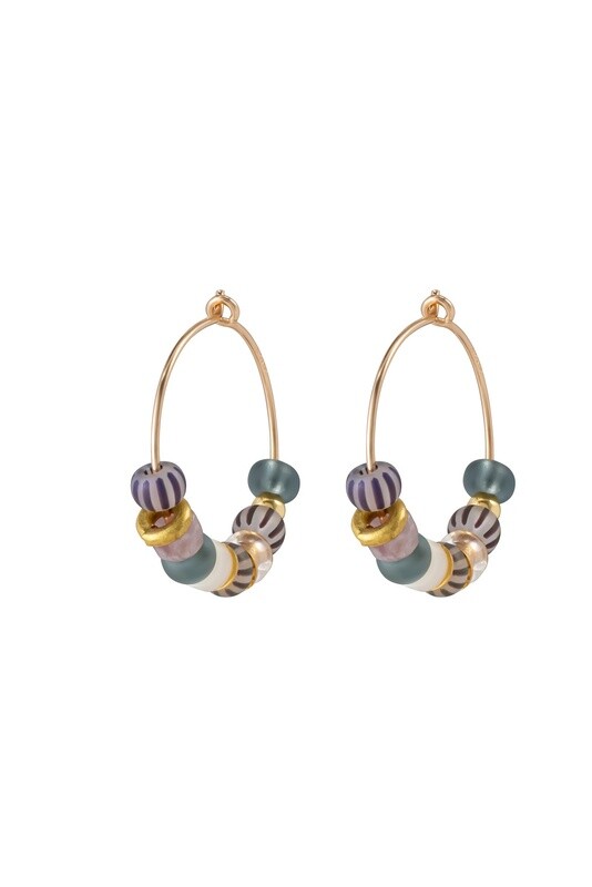 Surf Rider Hoop Earrings