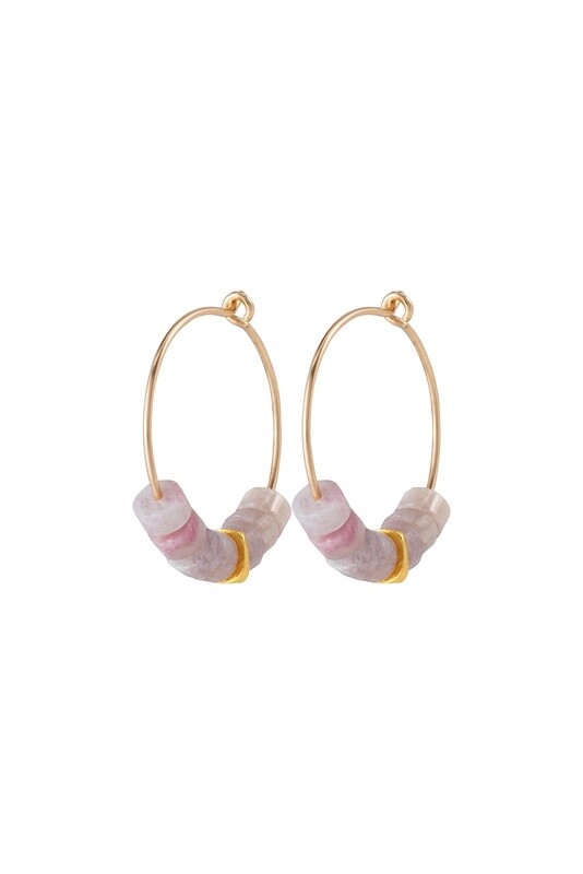 Calming Vibes Hoop Earrings