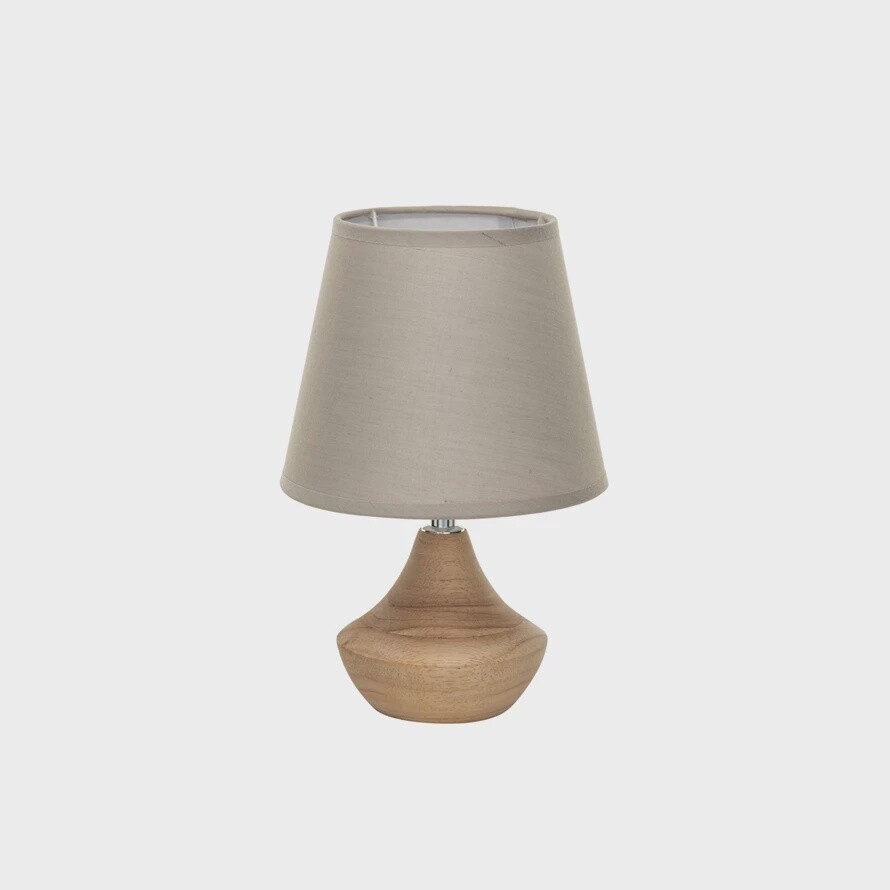 Stick fashion Lamp with eucalyptus shade