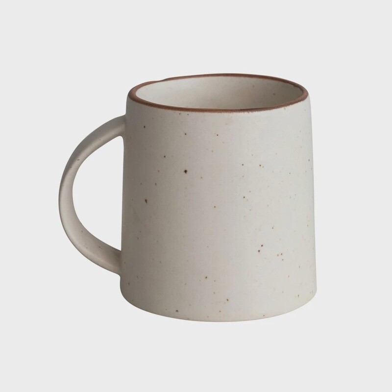 Stoneware Mug / Cream Colour Speckled 10oz