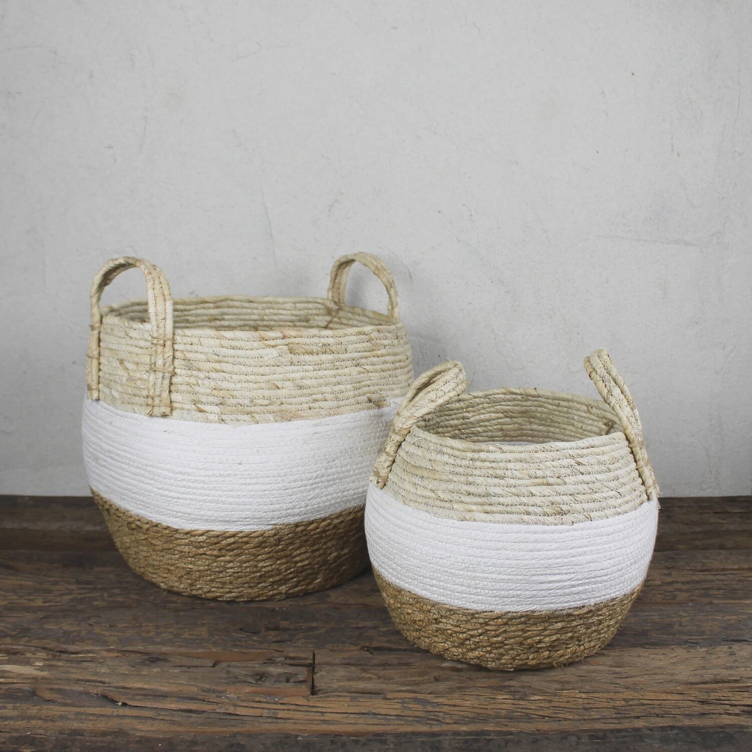 Gideon Grass and Cotton Baskets - Set/2