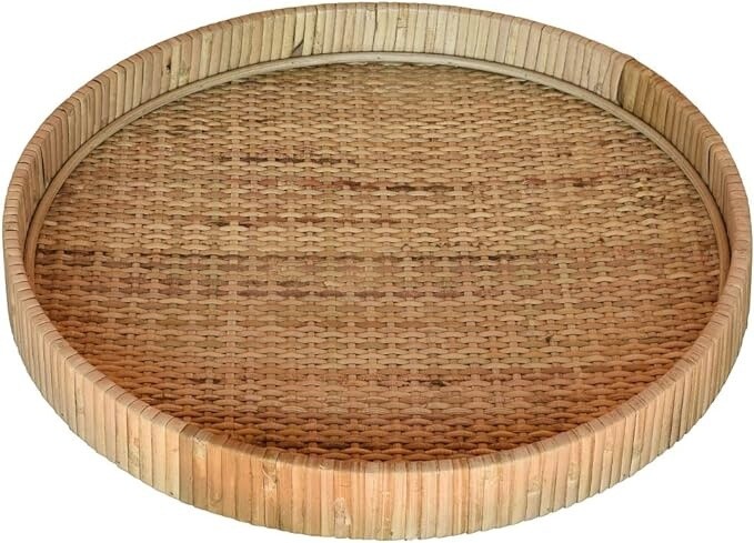 Cayman Tray, Rattan - Lrg - Natural