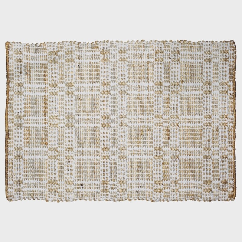 Casia Hemp & Cotton Rug, Grid 2x3