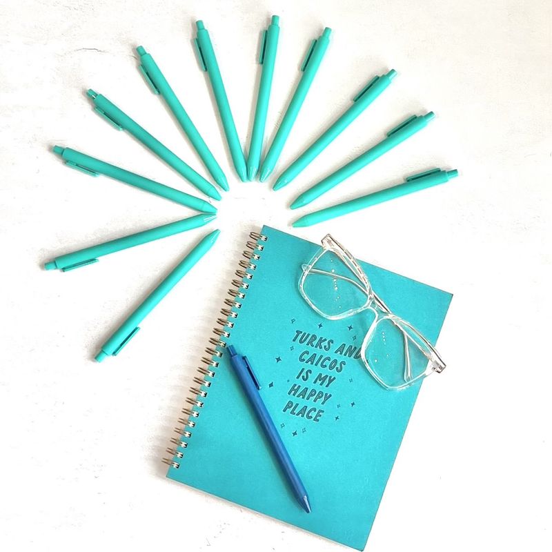 Turks & Caicos is My Happy Place Journal Lined Notebook / Tide Pool