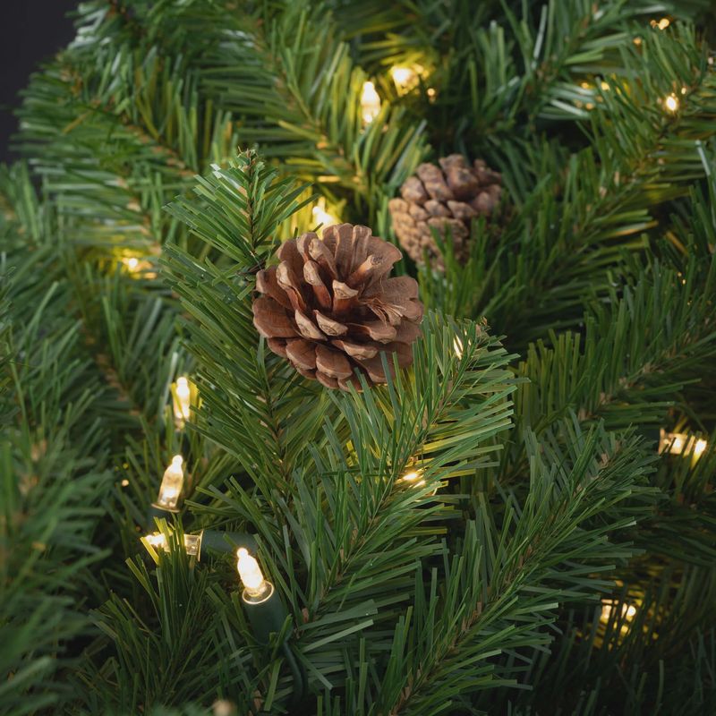 LED Pine Cone Garland