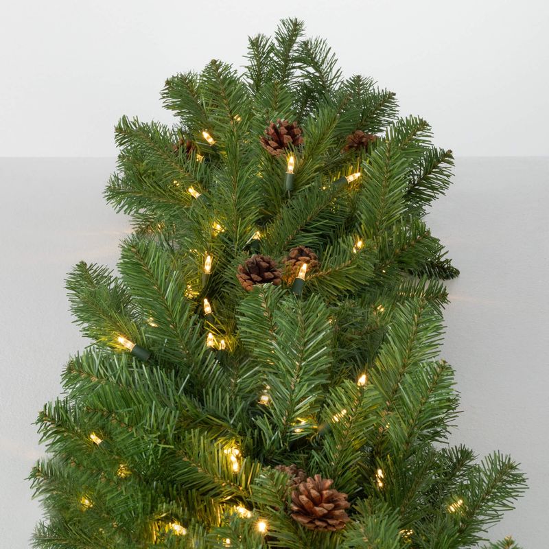 LED Pine Cone Garland