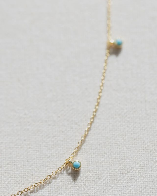 Turquoise Satellite Necklace