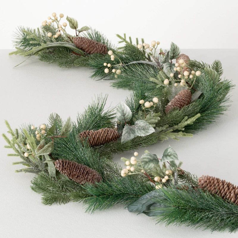Berry and Pinecone Garland