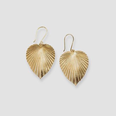 Fernanda Palmetto Dangle Earrings / Brass Fernanda Palmetto Dangle Earrings / Brass