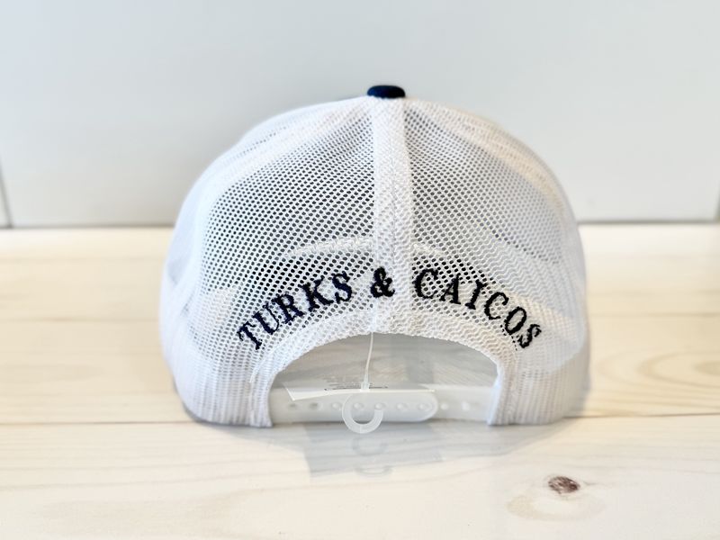 Turks & Caicos Retro Wave Patch Hat
