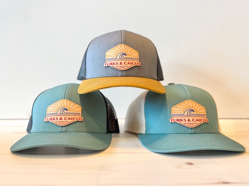 Turks & Caicos Sun & Waves Patch Hat