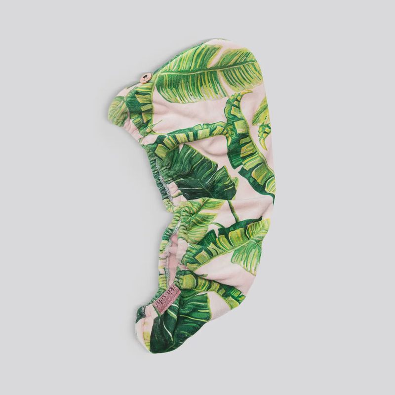 Quick Dry Hair Towel / Palm Print
